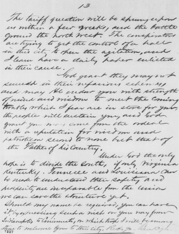 Hosea Letter Page 13